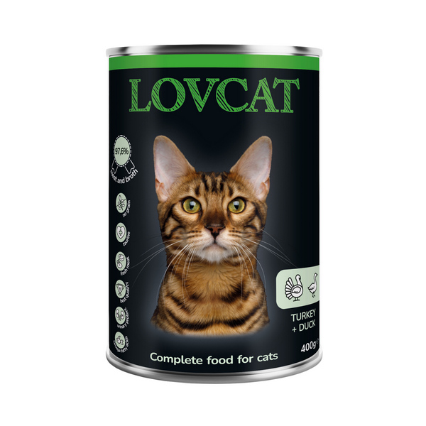 LOVCAT Indyk Kaczka 400 g